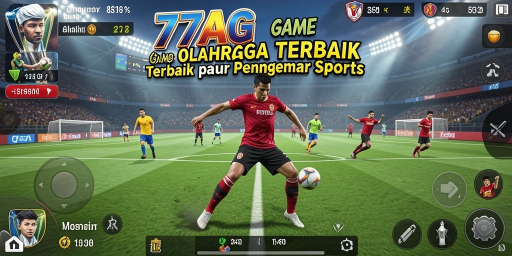 Tangkapan layar gameplay 77AG yang menampilkan momen seru pertandingan olahraga.