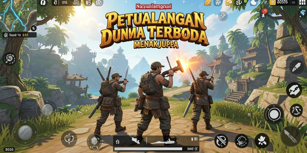 Gameplay Open World yang menakjubkan di 8055.