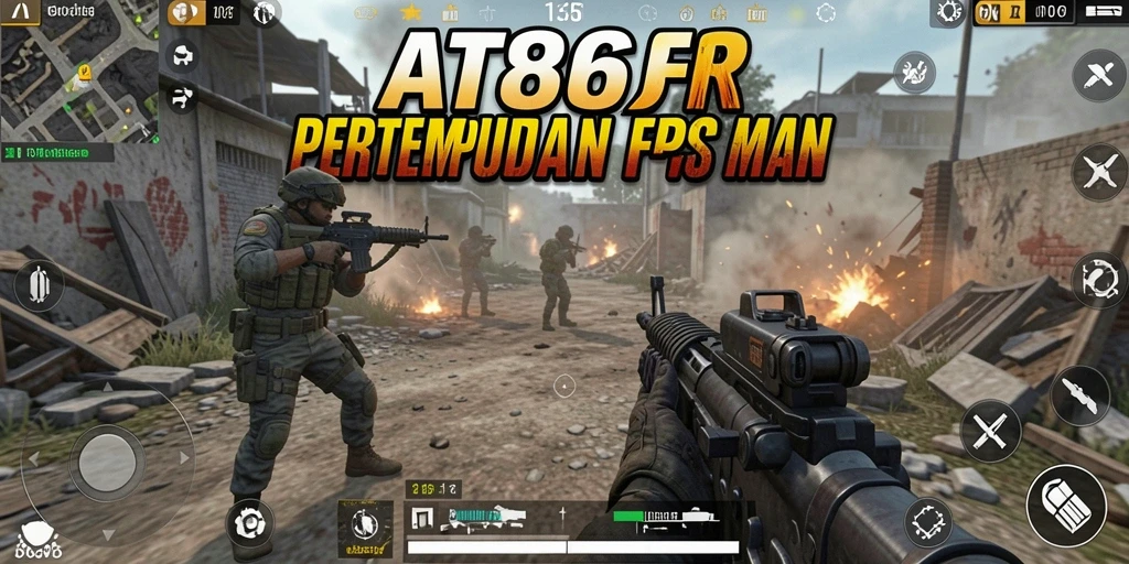Gameplay mengesankan dalam pertempuran FPS yang mendebarkan.