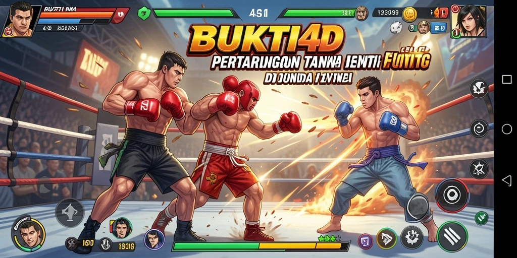 Tampilan gameplay BUKTI4D yang menegangkan dan dinamis.