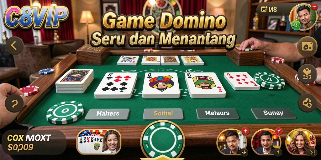 Screenshot menampilkan gameplay seru dalam C8VIP dengan grafis menawan.