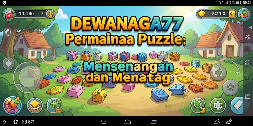 Tampilan gameplay menarik dari DEWANAGA77 dengan berbagai puzzle menantang.