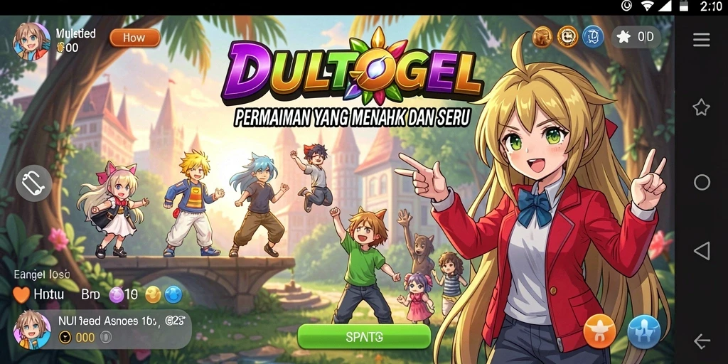 Menampilkan gameplay seru dalam dunia anime yang memikat.