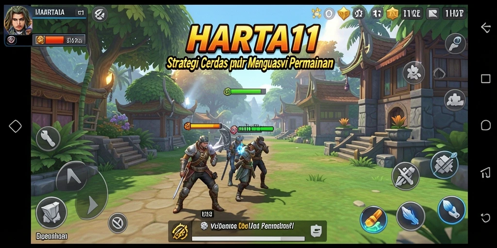 Tampilan gameplay HARTA11 yang menampilkan strategi seru dan mendebarkan.