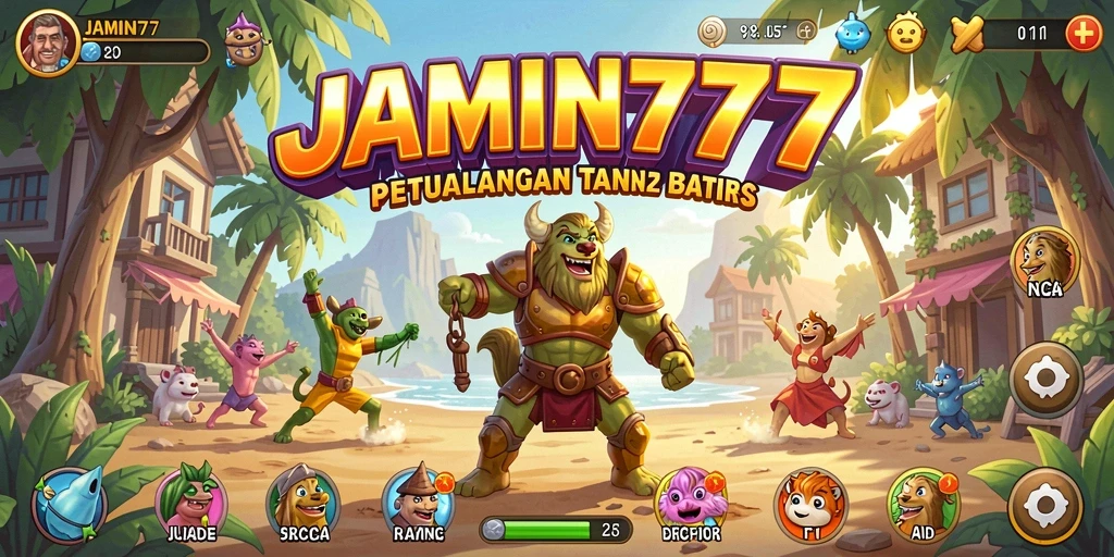Tampilan gameplay seru dari JAMIN777 dengan tantangan menarik.