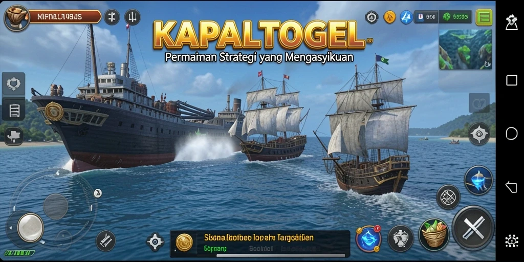 Tampilan menarik KAPALTOGEL di tengah aksi pertempuran strategi.