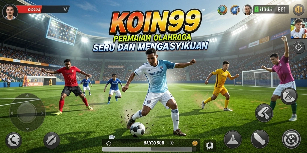 Tampilan gameplay KOIN99 yang seru dan mendalam dalam olahraga.