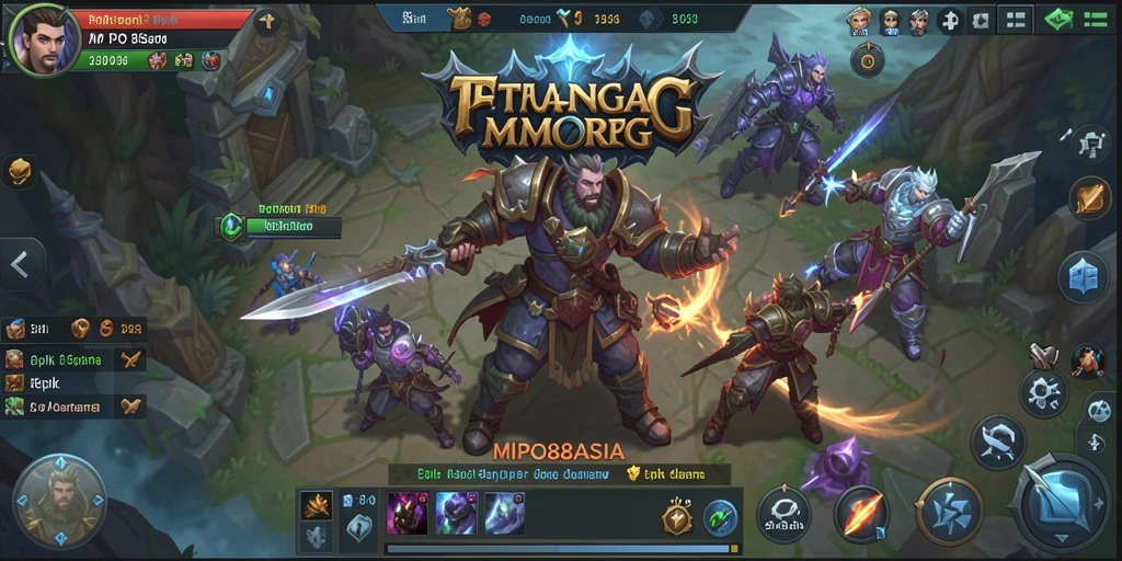 Gameplay MPO88ASIA menampilkan pertarungan seru dalam dunia fantasi.