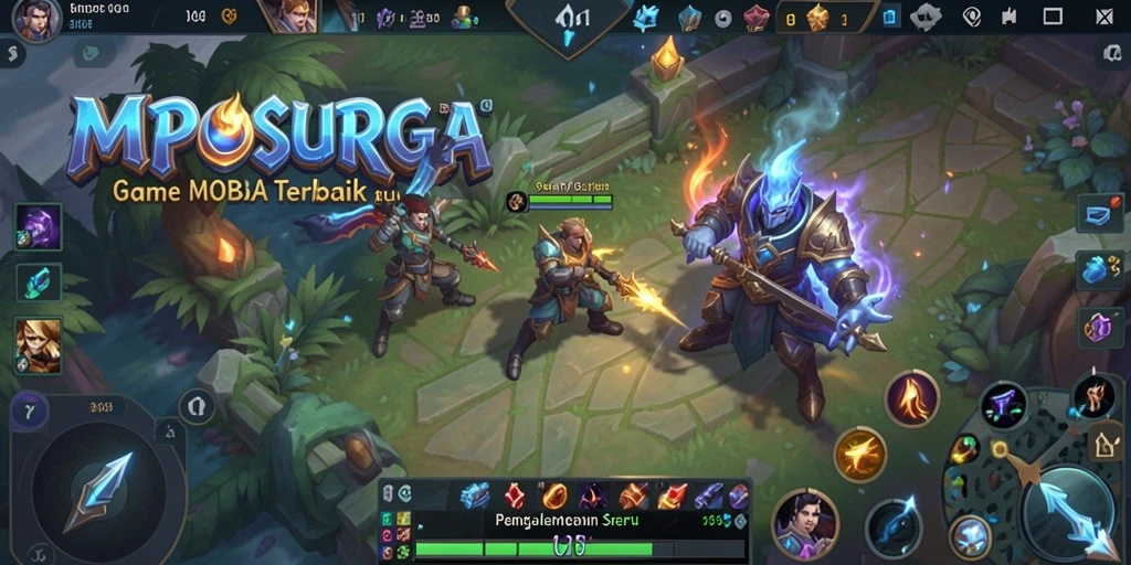 Tampilan gameplay MPOSURGA yang memukau dan penuh aksi.