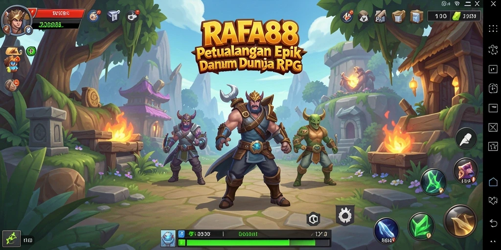 Tampak menakjubkan dari gameplay RPG dalam RAFA88.