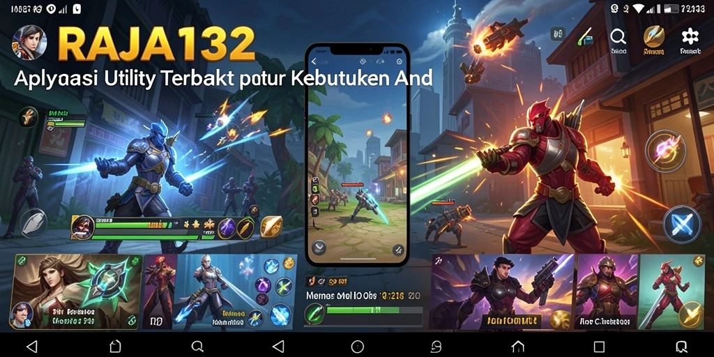Tampilan gameplay RAJA132 yang menunjukkan fungsi Utility yang mudah.