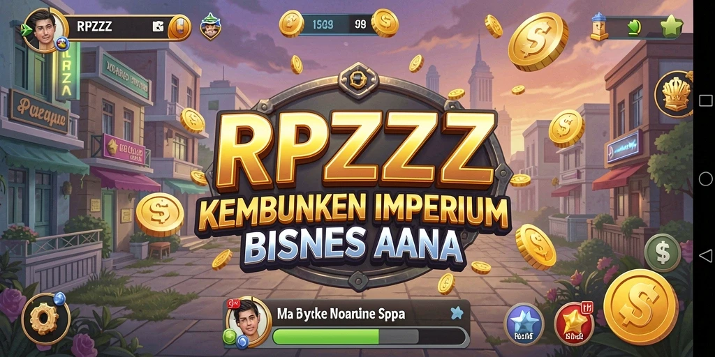 Screenshot utama RPZZZ menampilkan dinamika gameplay Tycoon yang menarik.