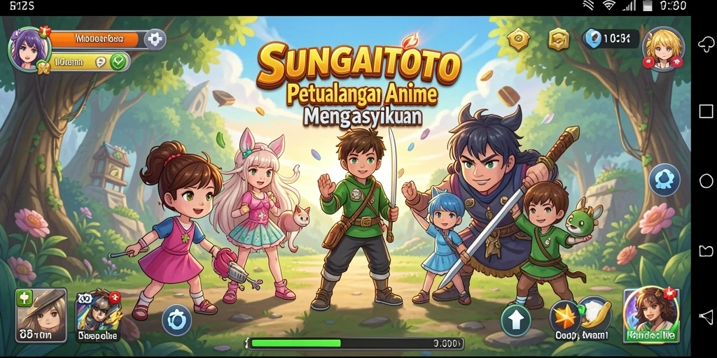 Tampilan gameplay seru dalam dunia Anime SUNGAITOTO.
