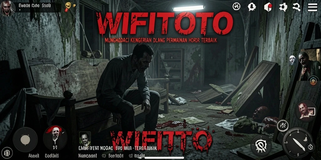 Screenshot WIFITOTO dengan suasana gameplay yang mencekam dan menakutkan.
