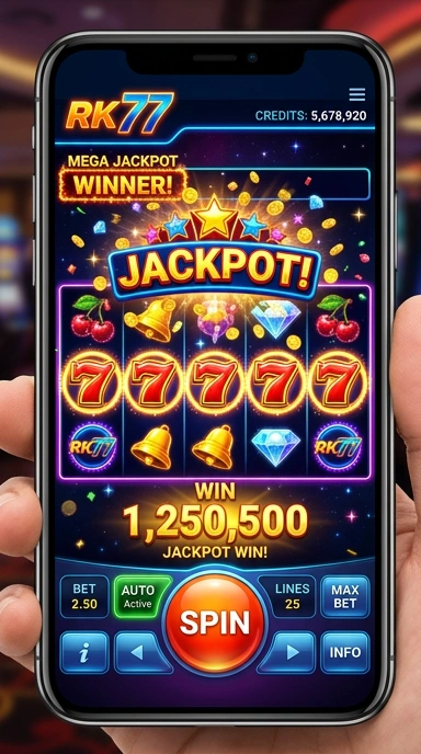 Screenshot aplikasi rk77 menunjukkan berbagai kategori aplikasi yang lengkap.